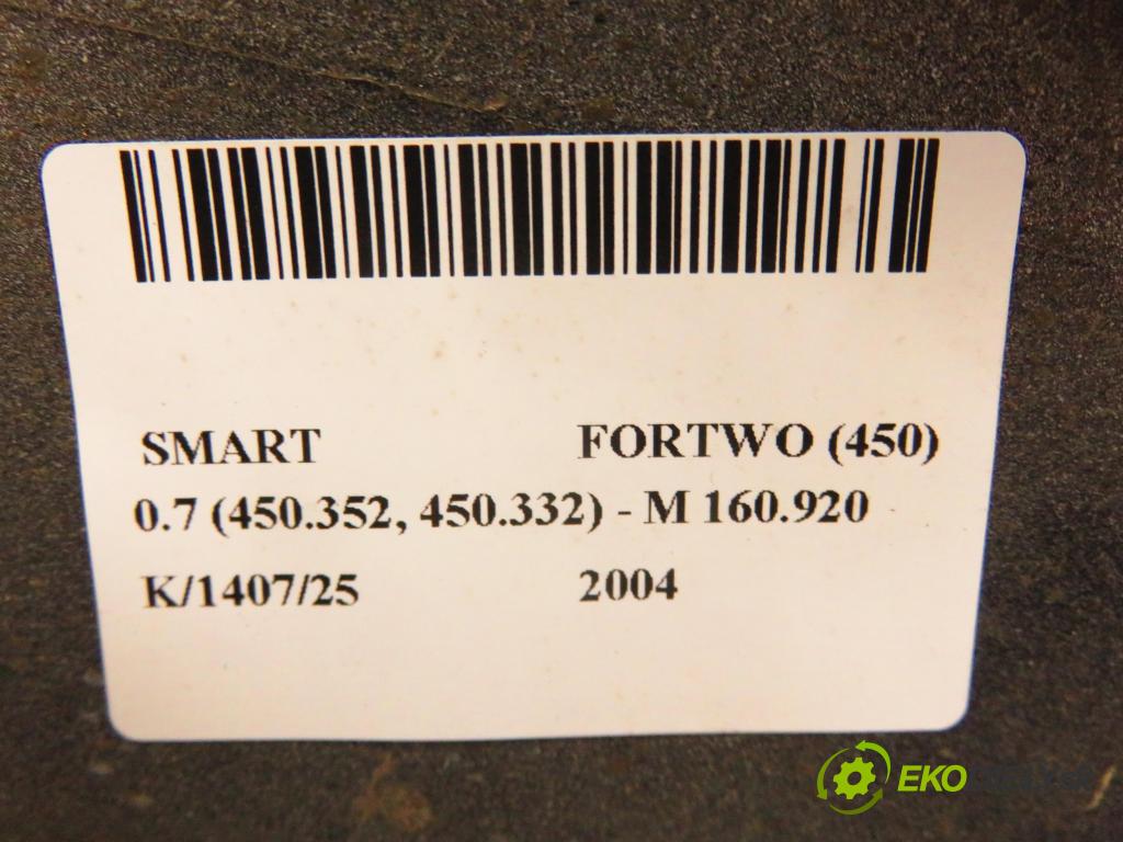 SMART FORTWO Coupe (450) HB 2004 45,00 0.7 (450.352, 450.332) - M 160.920 698,00 blatník pravé zadné 0004751