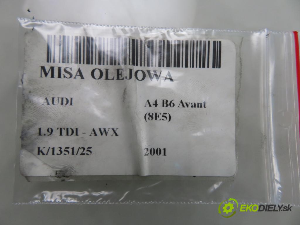 AUDI A4 Avant (8E5, B6) KOMBI 2001 96,00 1.9 TDI - AWX 1896,00 vana olejová 06B103603AK (Olejová vana)