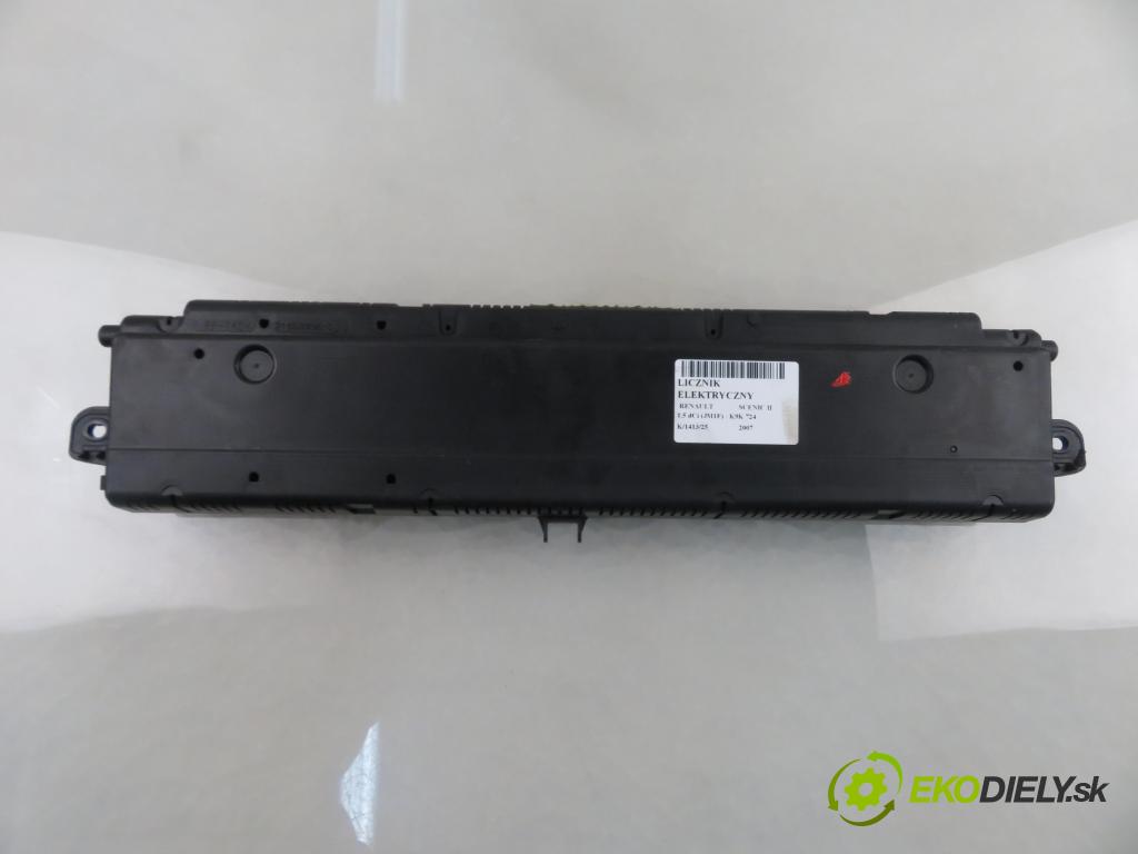 RENAULT SCENIC II (JM0/1_) MINIVAN 2007 63,00 1.5 dCi (JM1F) - K9K 724 1461,00 prístrojovka elektrický P8200704463A
