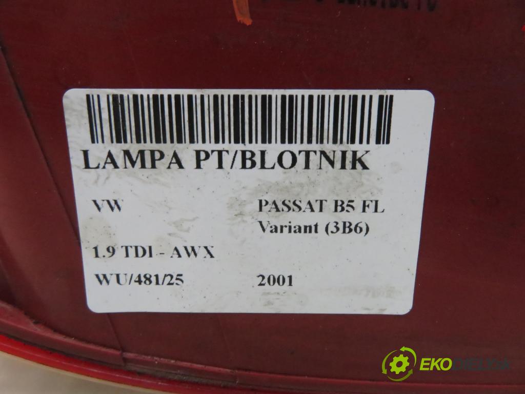 VW PASSAT B5.5 Variant (3B6) KOMBI 2001 96,00 1.9 TDI - AWX 1896,00 světlo pravé zadní 3B9945096AA