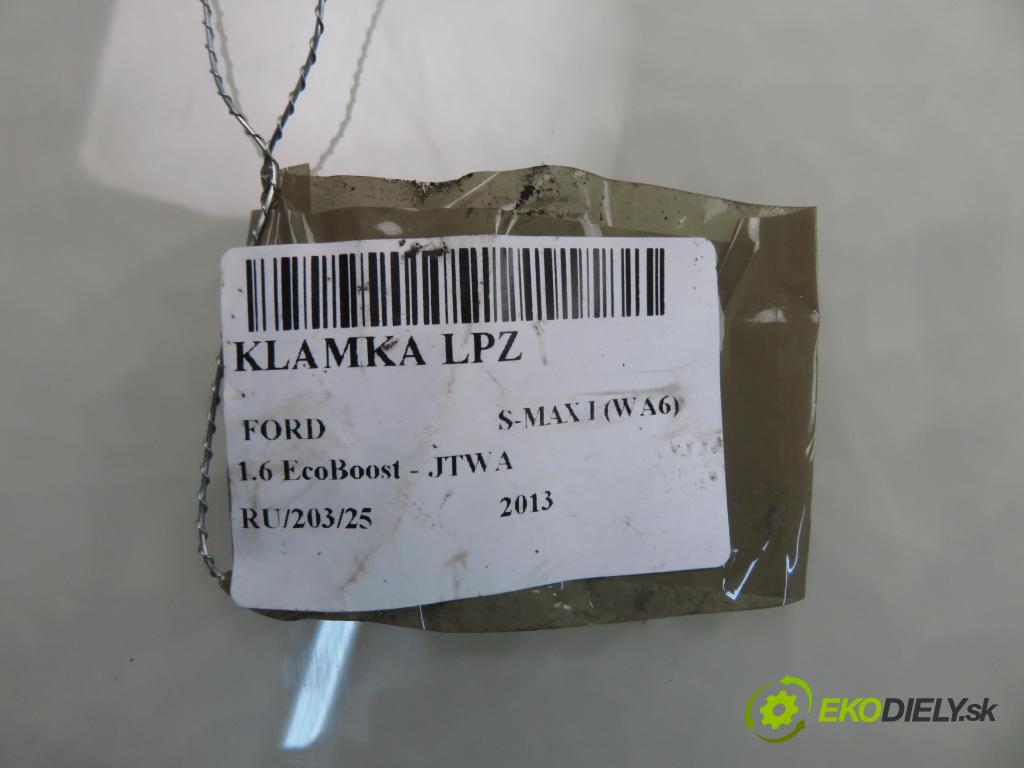 FORD S-MAX (WA6) MINIVAN 2013 118,00 1.6 EcoBoost - JTWA 1596,00 Kľučka LPZ