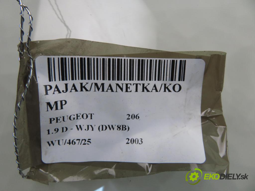 PEUGEOT 206 liftback (2A/C) HB 2003 51,00 1.9 D - WJY (DW8B) 1868,00 PAKA/ŘAZENÍ/SADA: 96605668XT