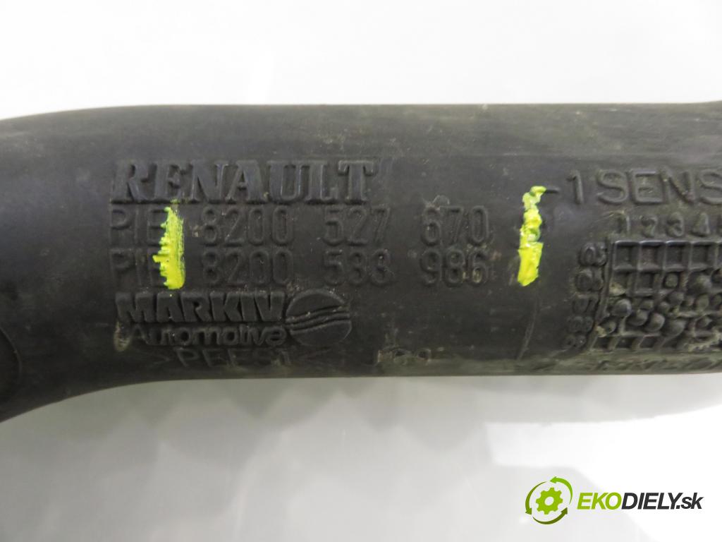RENAULT MEGANE II (BM0/1_, CM0/1_) HB 2005 63,00 1.5 dCi 86 - K9K 724 1461,00 Rúra intercoolera turba 8200527670 ; 8200533986 ; 0261002566