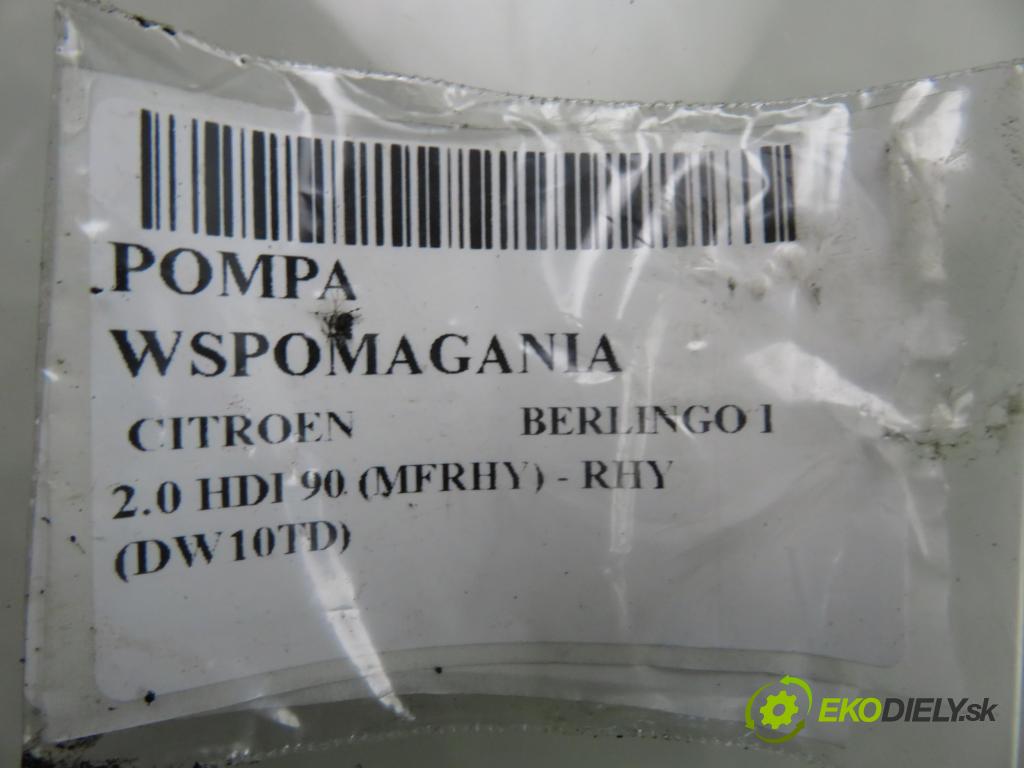 CITROEN BERLINGO / BERLINGO FIRST nadwozie wielkoprzestrzenne (MPV) KOMBIVAN 2005 66,00 2.0 HDI 90 1997,00 pumpa servočerpadlo MGP2111 (Servočerpadlo)