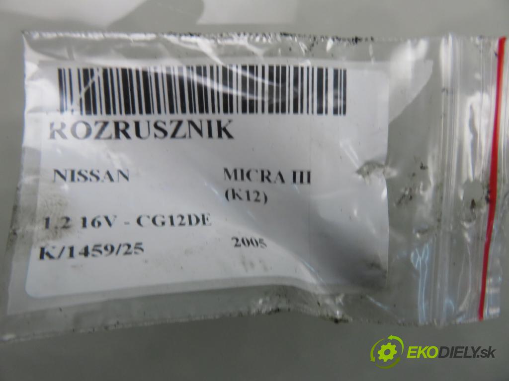 NISSAN MICRA III (K12) HB 2005 59,00 1.2 16V 80 - CG12DE 1240,00 Štartér 233001F77A ; TS8E3 (Štartér)