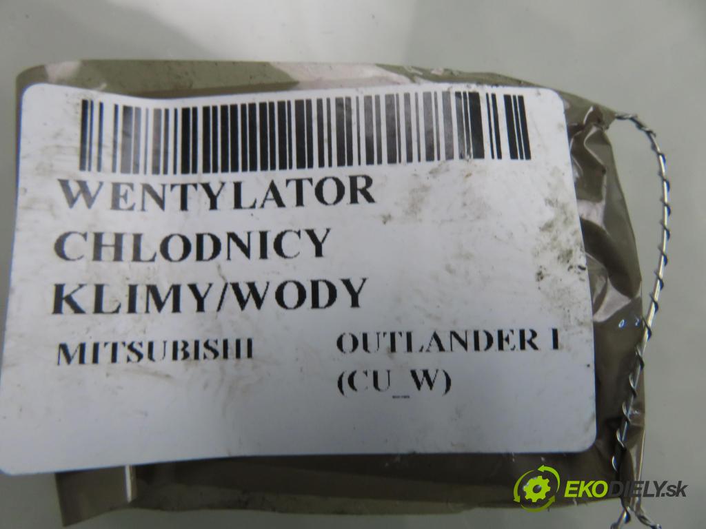 MITSUBISHI OUTLANDER I (CU_W) SUV 2003 118,00 2.4 4WD 160 (CU5W) - 4G69 2378,00 ventilátor chladič PODNEBÍ / VODA