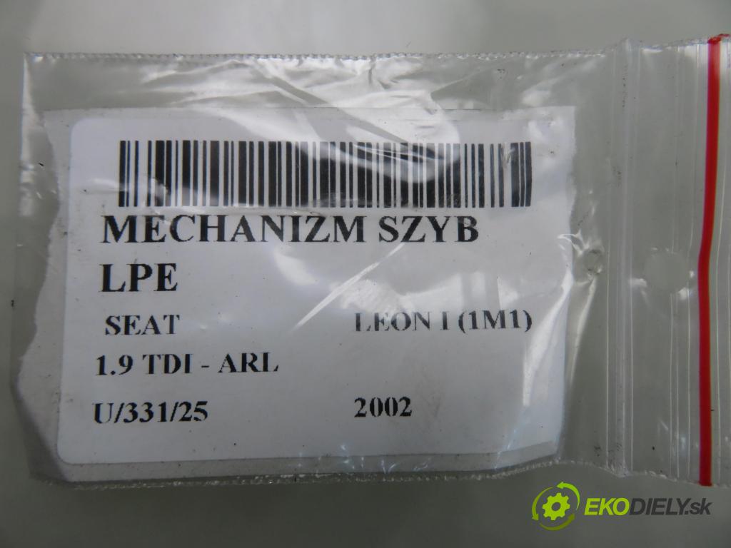 SEAT LEON (1M1) HB 2002 110,00 1.9 TDI PD 150 - ARL 1896,00 mechanismus oken 1C1959801A