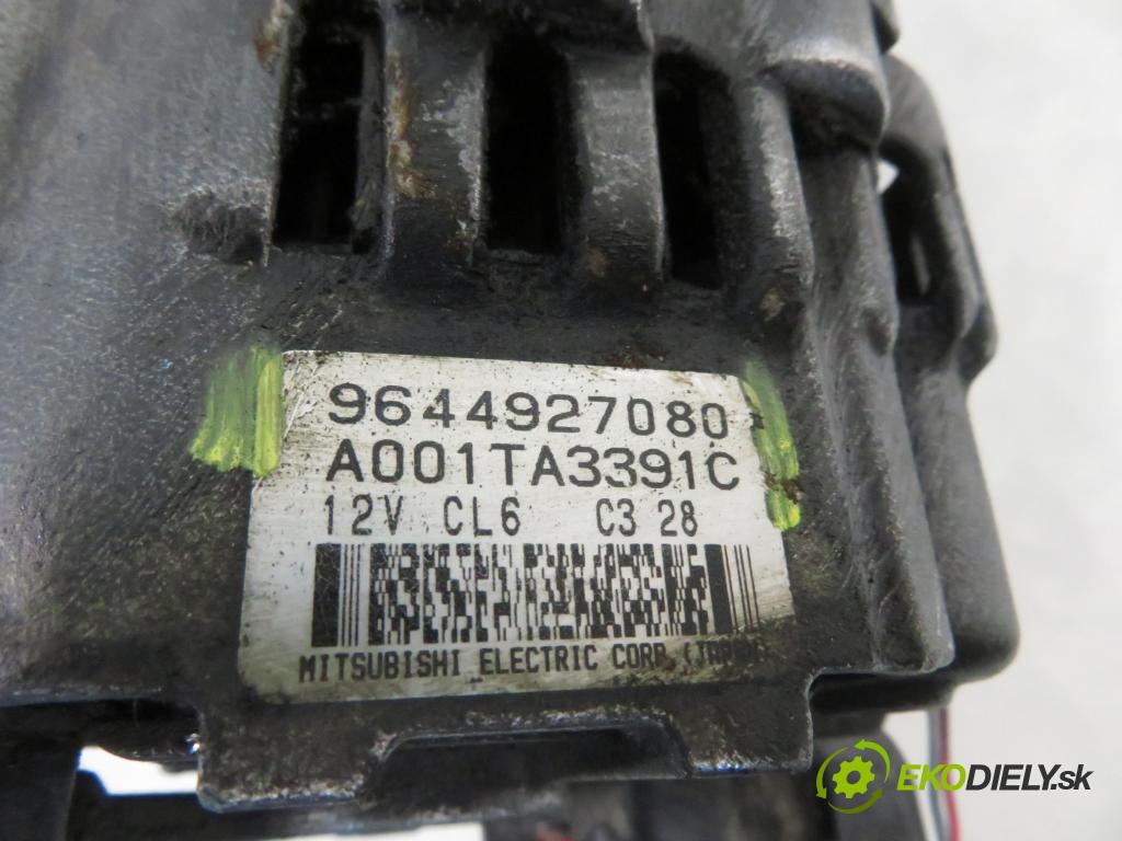 PEUGEOT 206 liftback (2A/C) HB 2003 440,00 1.1 i - HFX (TU1JP) 1124,00 Alternátor A001TA3391C ; 9644927080 (Alternátor)