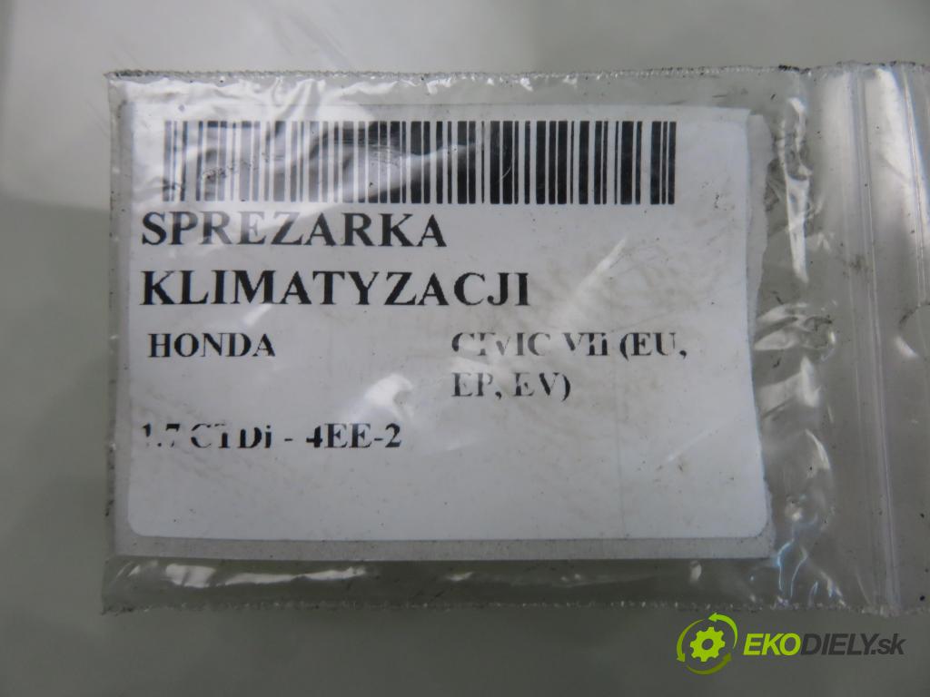 HONDA CIVIC VII Hatchback (EU, EP, EV) HB 2006 74,00 1.7 CTDi 101 - 4EE-2 (Isuzu) 1686,00 KOMPRESOR: klimatizácie 8972878762 (Kompresor klimatizácie)