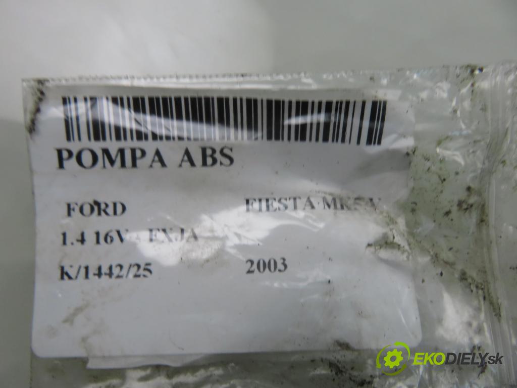 FORD FIESTA V (JH_, JD_) HB 2003 59,00 1.4 16V - FXJA 1388,00 Pumpa ABS 10097001153 ; 10020700334 (Pumpa ABS)