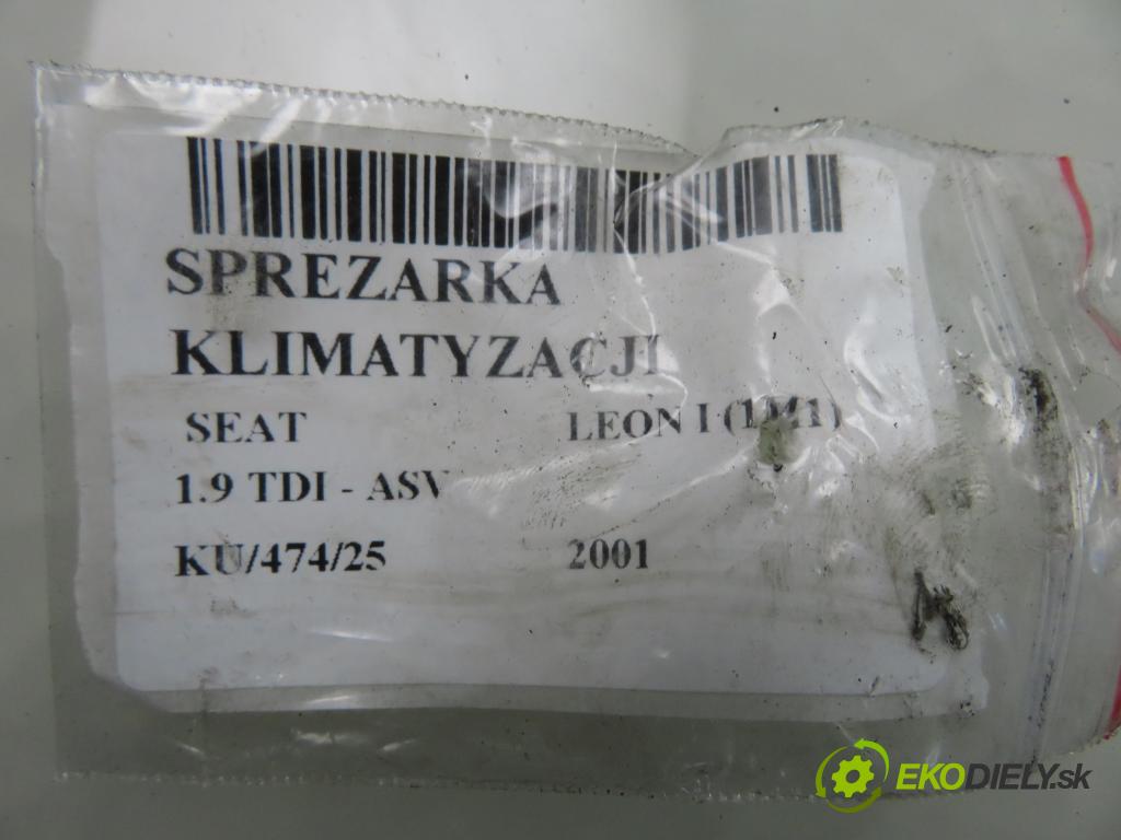 SEAT LEON (1M1) HB 2001 81,00 1.9 TDI 110 - ASV 1896,00 KOMPRESOR: klimatizácie 1J0820803K (Kompresor klimatizácie)