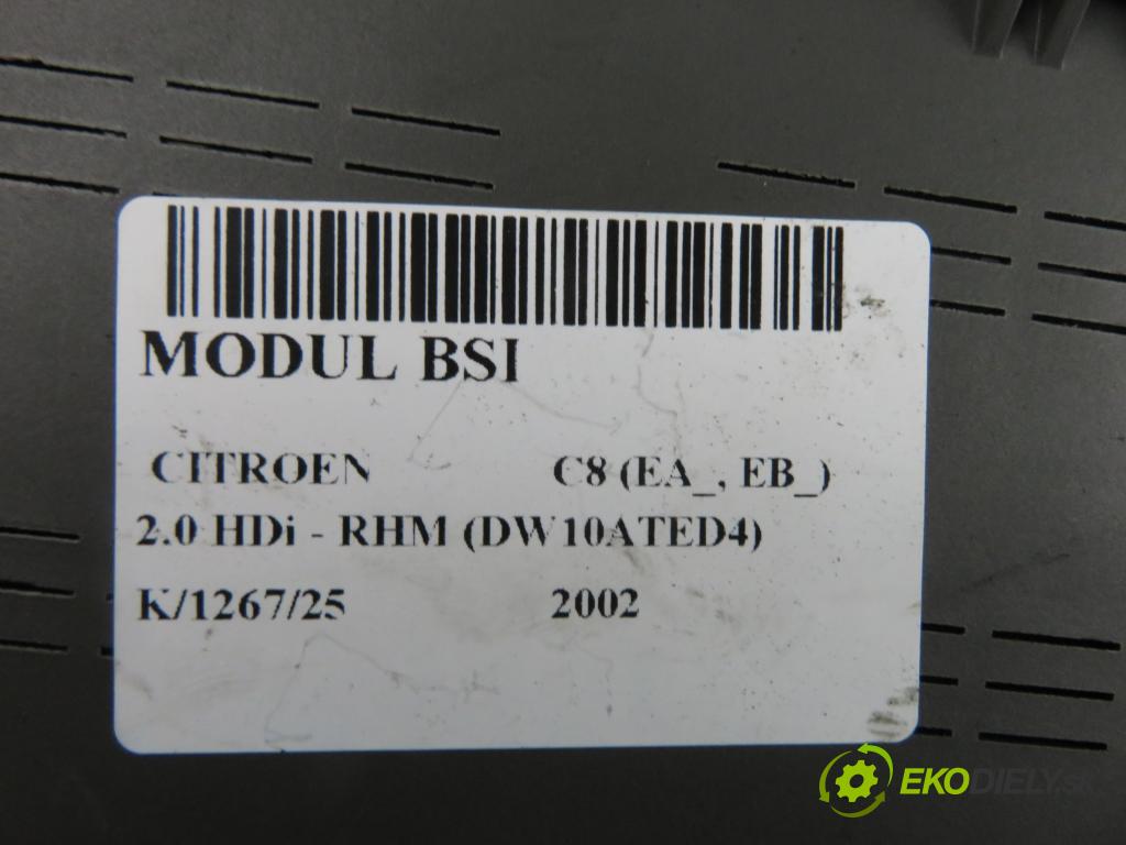 CITROEN C8 (EA_, EB_) MINIVAN 2002 79,00 2.0 HDi - RHM (DW10ATED4) 1997,00 MODUL BSI 1400310480