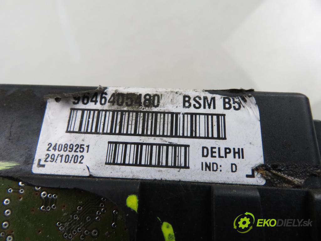 CITROEN C8 (EA_, EB_) MINIVAN 2002 79,00 2.0 HDi - RHM (DW10ATED4) 1997,00 MODUL BSM 9646405480
