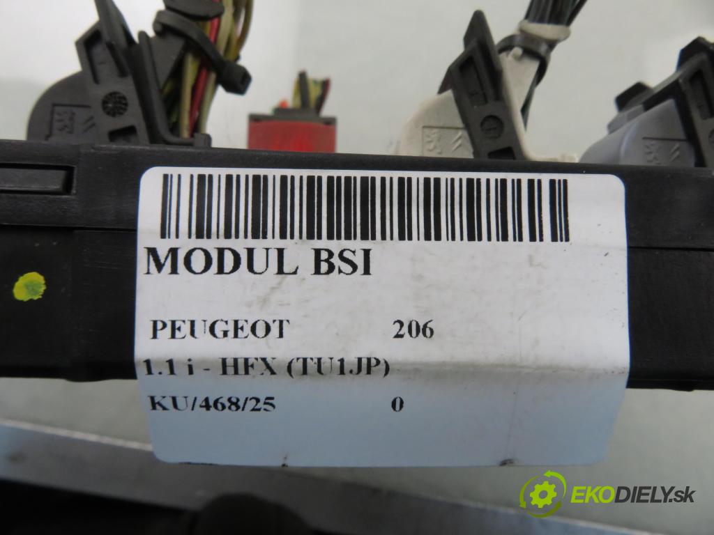 PEUGEOT 206 liftback (2A/C) HB 2003 440,00 1.1 i - HFX (TU1JP) 1124,00 MODUL BSI S116085220B ; 9650584680