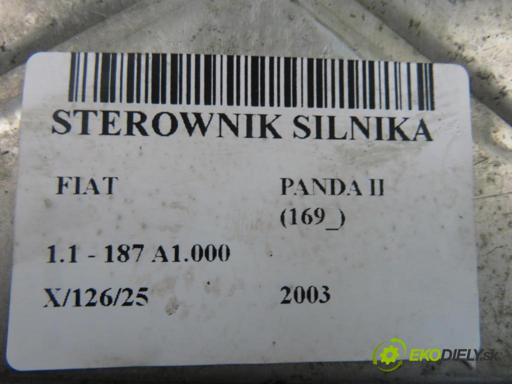 FIAT PANDA (169_) HB 2003 40,00 1.1 54 - 187 A1.000 1108,00 řídící jednotka motora 55196259 ; IAW4AFSM