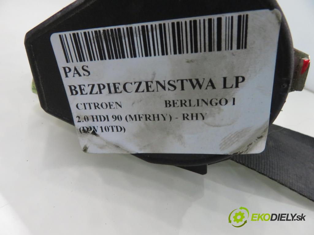 CITROEN BERLINGO / BERLINGO FIRST nadwozie wielkoprzestrzenne (MPV) KOMBIVAN 2005 66,00 2.0 HDI 90 1997,00 držák BEZPEČNOST LP