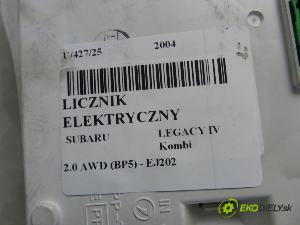 SUBARU LEGACY IV Kombi (BP) KOMBI 2004 101,00 2.0 AWD (BP5) - EJ202 1994,00 prístrojovka elektrický 85012AG130