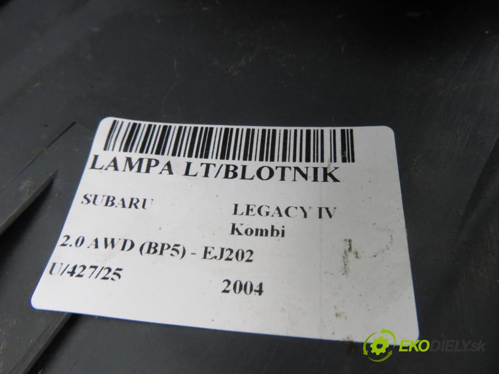 SUBARU LEGACY IV Kombi (BP) KOMBI 2004 101,00 2.0 AWD (BP5) - EJ202 1994,00 světlo levé zadní 22020792