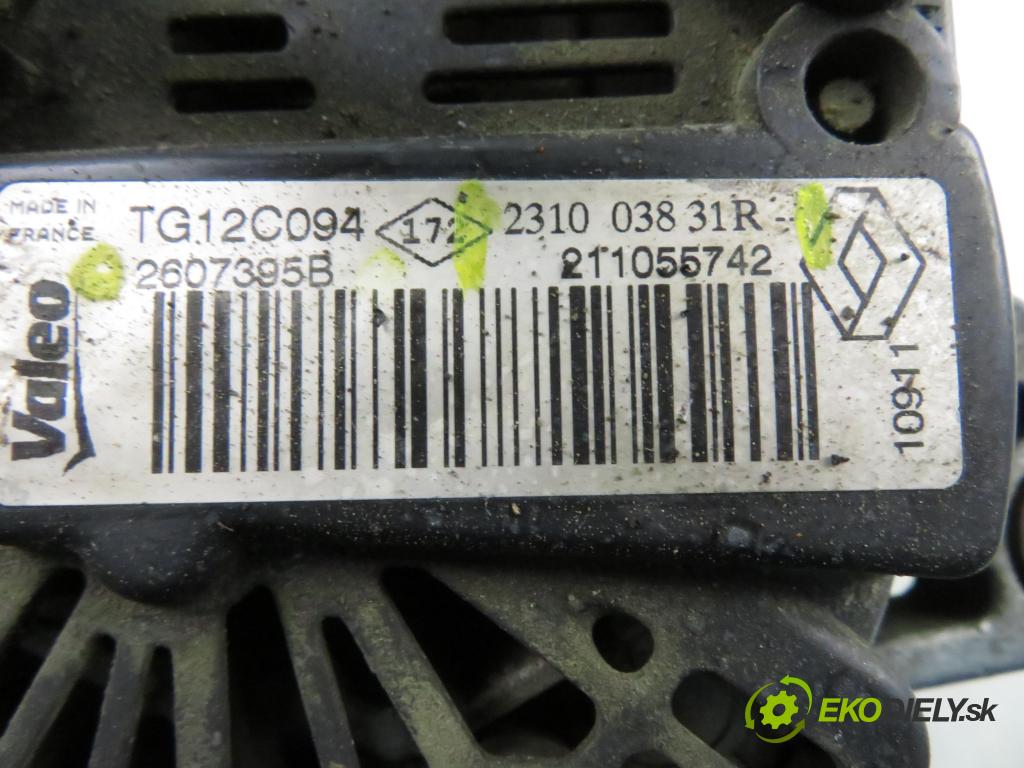 RENAULT MEGANE II (BM0/1_, CM0/1_) HB 2005 63,00 1.5 dCi 86 - K9K 724 1461,00 Alternátor 231003831R (Alternátor)