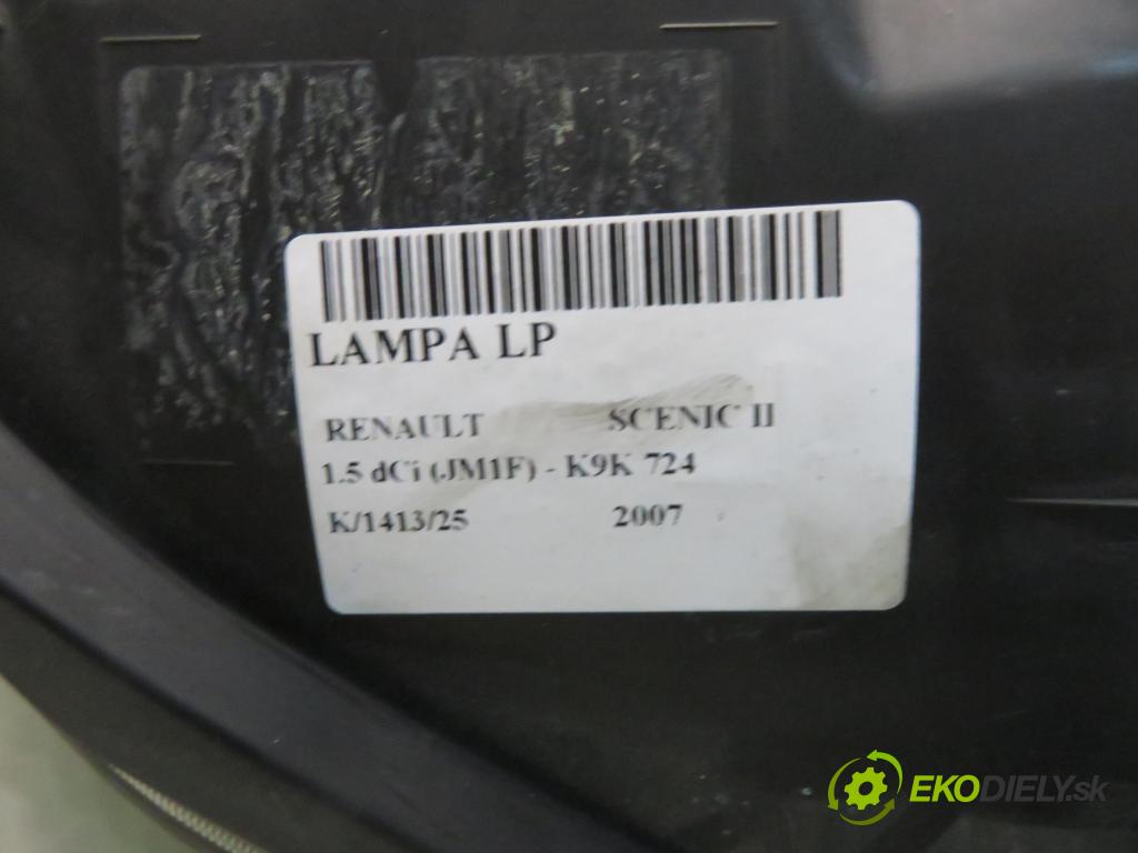 RENAULT SCENIC II (JM0/1_) MINIVAN 2007 63,00 1.5 dCi (JM1F) - K9K 724 1461,00 světlo LP