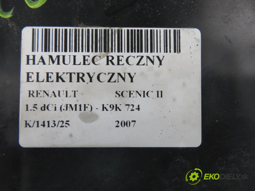 RENAULT SCENIC II (JM0/1_) MINIVAN 2007 63,00 1.5 dCi (JM1F) - K9K 724 1461,00 BRZDA: ručně elektrický 8200702092