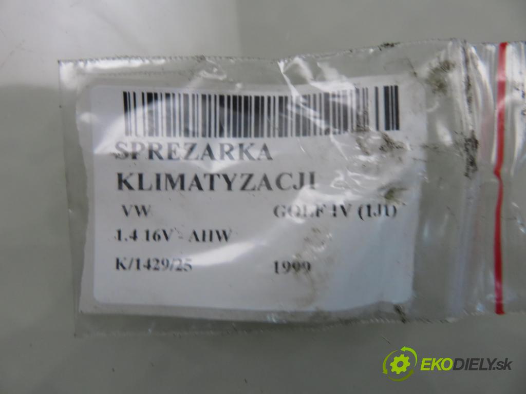 VW GOLF IV (1J1) HB 1999 55,00 1.4 16V - AHW 1390,00 KOMPRESOR: klimatizácie 1J0820803F (Kompresor klimatizácie)