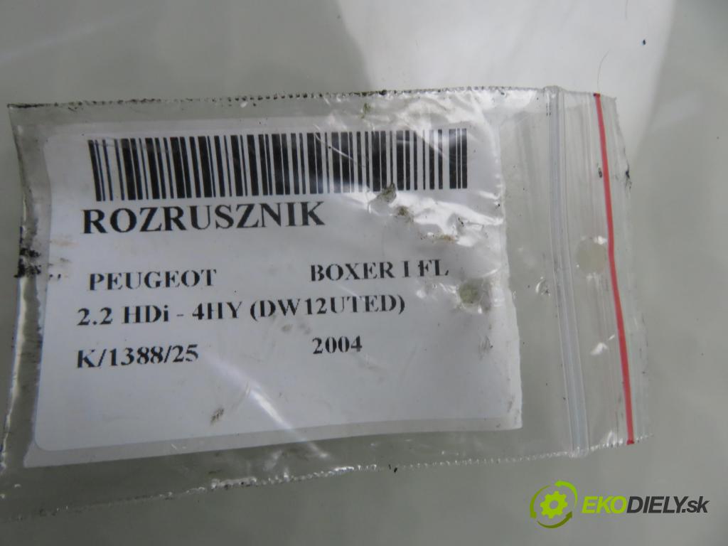 PEUGEOT BOXER Skrzynia (244) FURGON 2004 74,00 2.2 HDi - 4HY (DW12UTED) 2179,00 Štartér 00001108183 (Štartér)