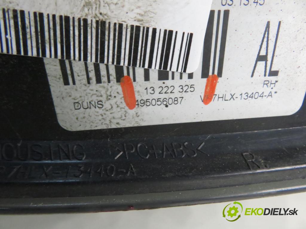 OPEL ASTRA H (A04) HB 2007 74,00 1.7 CDTI 100 - Z 17 DTH 1686,00 světlo pravé zadní 13222325
