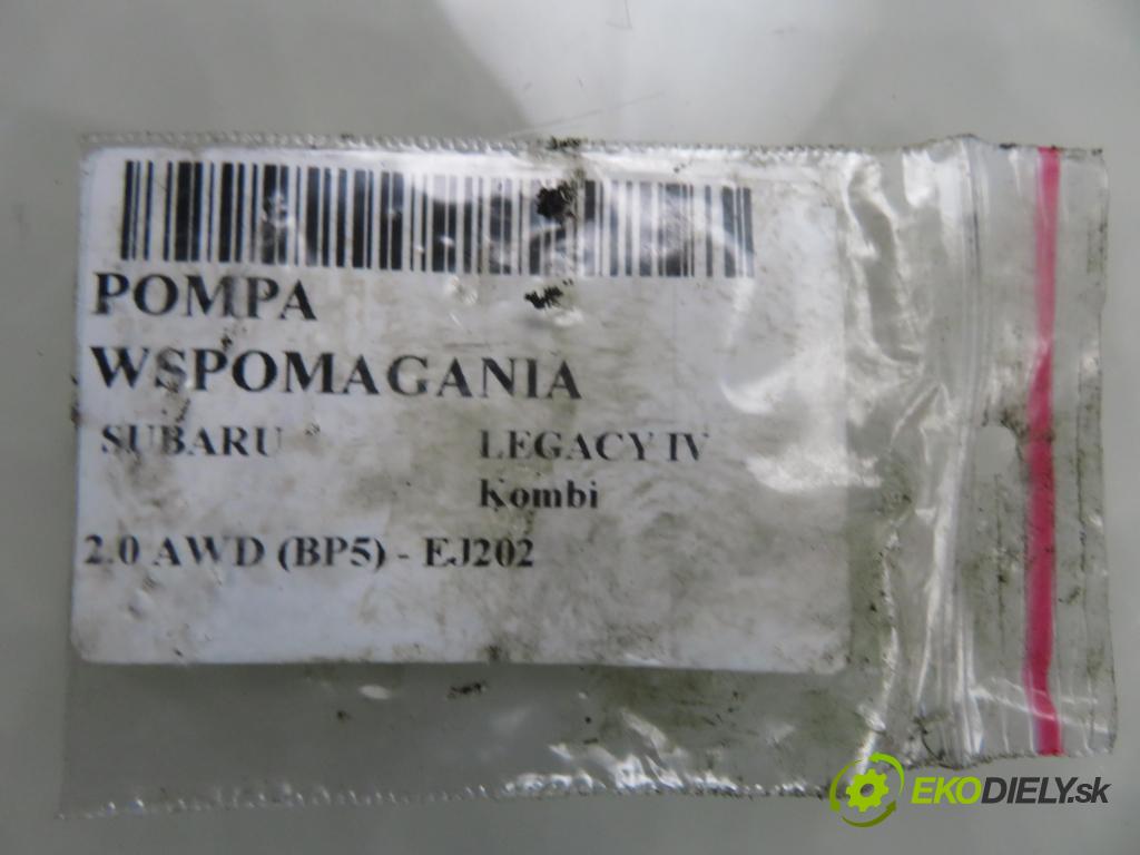 SUBARU LEGACY IV Kombi (BP) KOMBI 2004 101,00 2.0 AWD (BP5) - EJ202 1994,00 pumpa servočerpadlo  (Servočerpadlo)