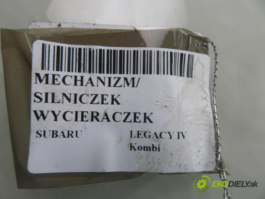 SUBARU LEGACY IV Kombi (BP) KOMBI 2004 101,00 2.0 AWD (BP5) - EJ202 1994,00 MECHANISMUS/ motorek stěračů 38379BL ; 38379CL