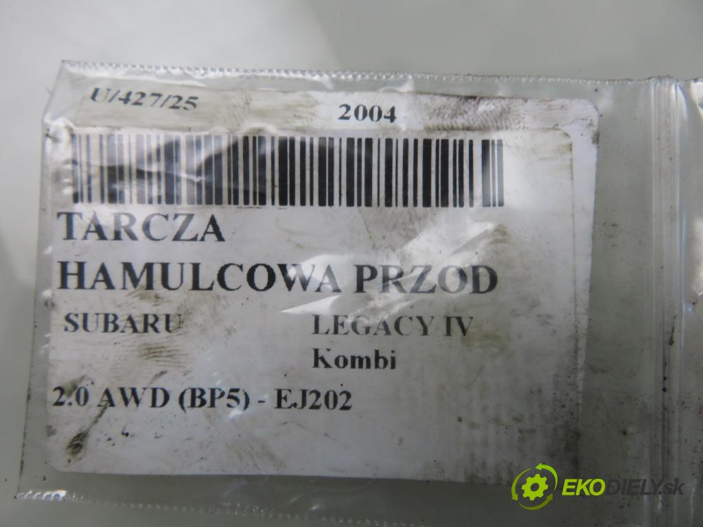 SUBARU LEGACY IV Kombi (BP) KOMBI 2004 101,00 2.0 AWD (BP5) - EJ202 1994,00 lamela kotouč brzdová PŘEDNÍ: PB2244