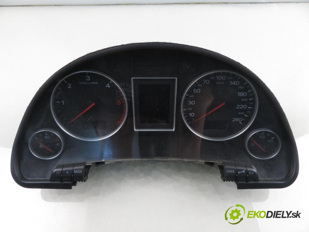 AUDI A4 (8E2, B6) SEDAN 2004 96,00 1.9 TDI PD 130 1896,00 prístrojovka elektrický 8E0920900N ; 0263626045