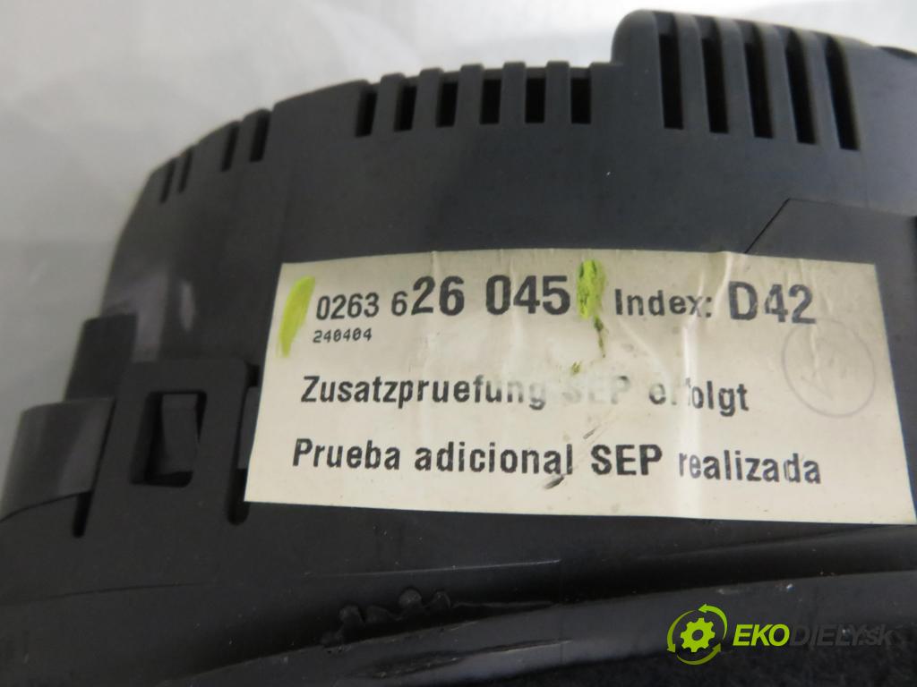 AUDI A4 (8E2, B6) SEDAN 2004 96,00 1.9 TDI PD 130 1896,00 prístrojovka elektrický 8E0920900N ; 0263626045