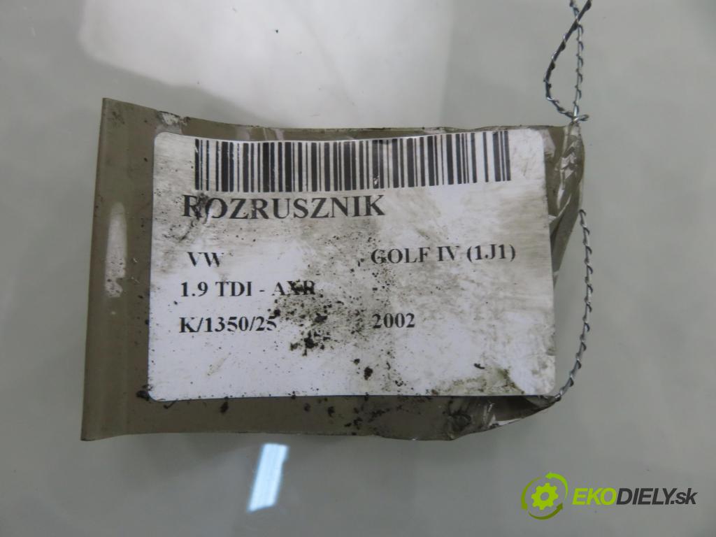 VW GOLF IV (1J1) HB 2002 74,00 1.9 TDI PD 101 - AXR 1896,00 Štartér 02A911024B (Štartér)