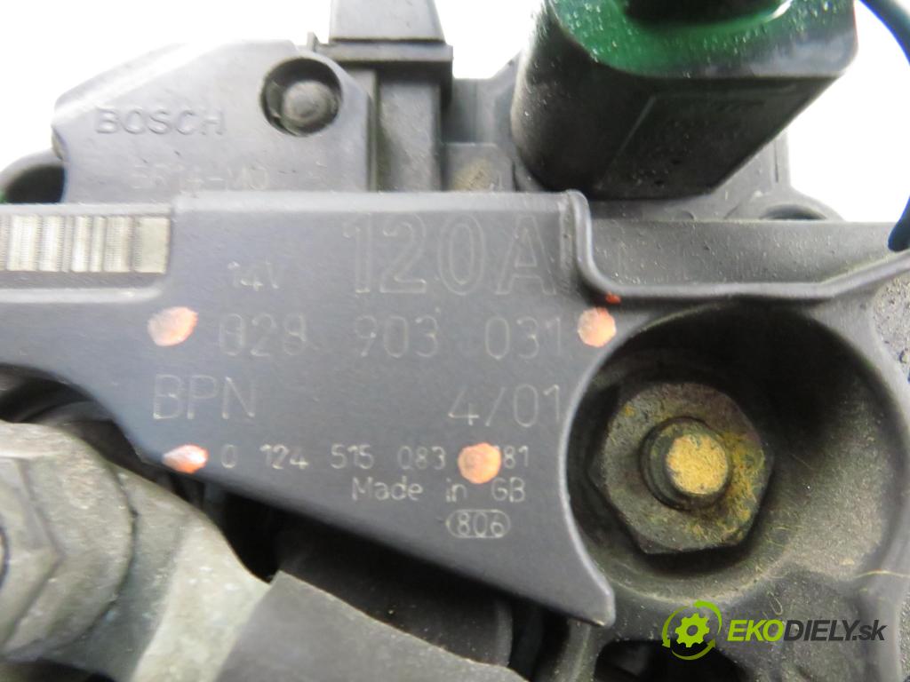 VW PASSAT B5.5 Variant (3B6) KOMBI 2001 96,00 1.9 TDI - AWX 1896,00 Alternátor 028903031 ; 0124515083 (Alternátor)