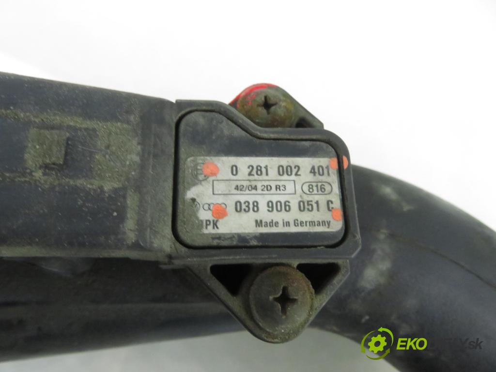 AUDI A4 Avant (8E5, B6) KOMBI 2003 96,00 1.9 TDI PD 130 - AVF 1896,00 Rúra intercoolera turba 3B0145762C ; 0281002401 ; 038906051C