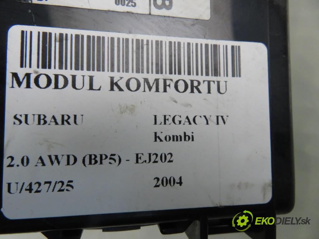 SUBARU LEGACY IV Kombi (BP) KOMBI 2004 101,00 2.0 AWD (BP5) - EJ202 1994,00 MODUL komfortu 88281AG040 ; X1T17075H3