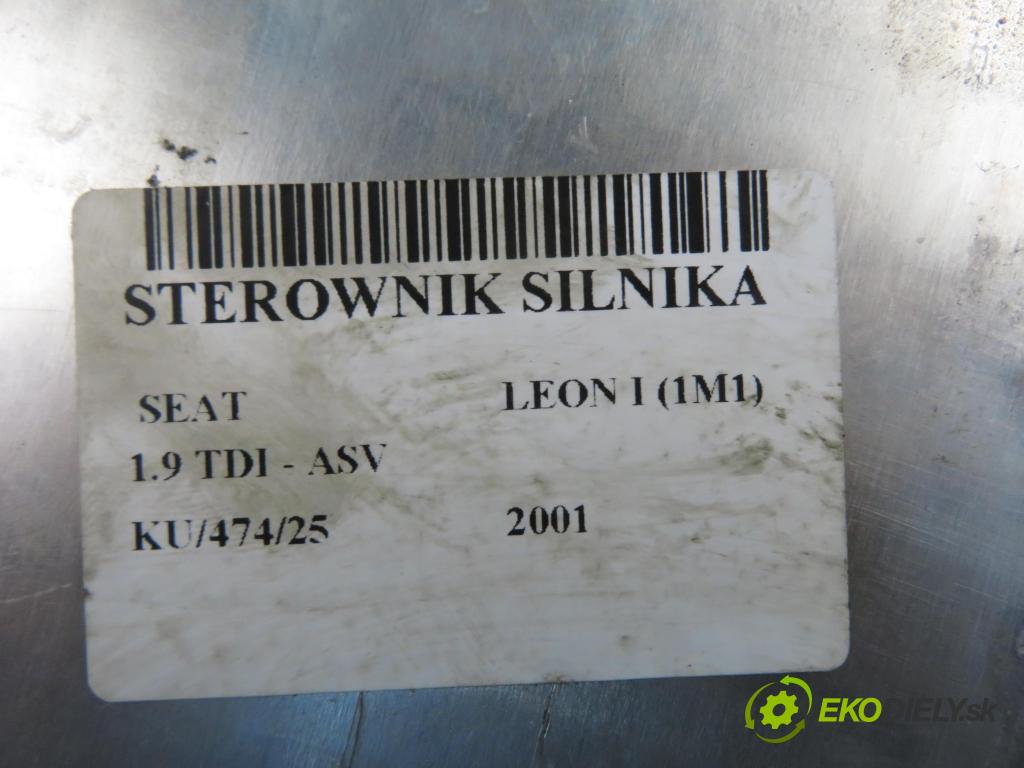 SEAT LEON (1M1) HB 2001 81,00 1.9 TDI 110 - ASV 1896,00 řídící jednotka motora 038906012FK ; 0281010683