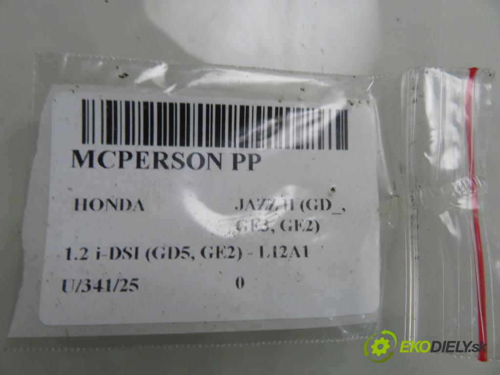 HONDA JAZZ II (GD_, GE3, GE2) HB 2001 57,00 1.2 i-DSI (GD5, GE2) - L12A1 1243,00 MCPERSON PP 51601SAAE710M1