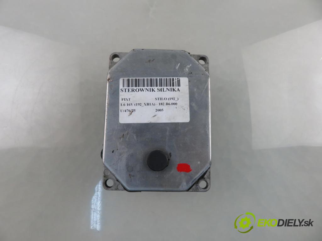FIAT STILO (192_) HB 2005 76,00 1.6 16V 103 - 182 B6.000 1596,00 řídící jednotka motora 51759028 ; IAW5NFT9 ; 6160105403