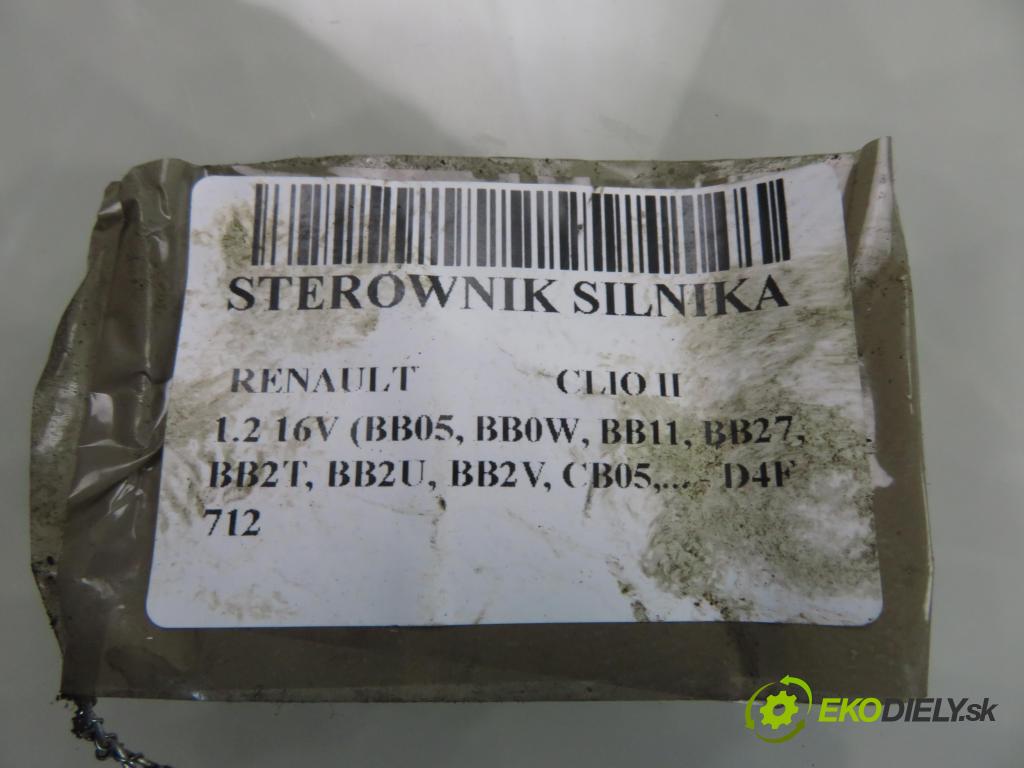 RENAULT CLIO II (BB_, CB_) HB 2003 55,00 1.2 16V 75 - D4F 712 1149,00 řídící jednotka motora 8200285314