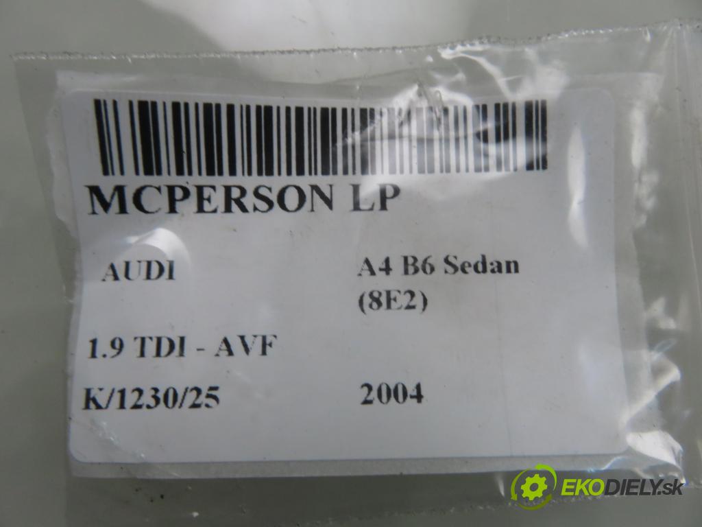 AUDI A4 (8E2, B6) SEDAN 2004 96,00 1.9 TDI PD 130 1896,00 MCPERSON LP 341845