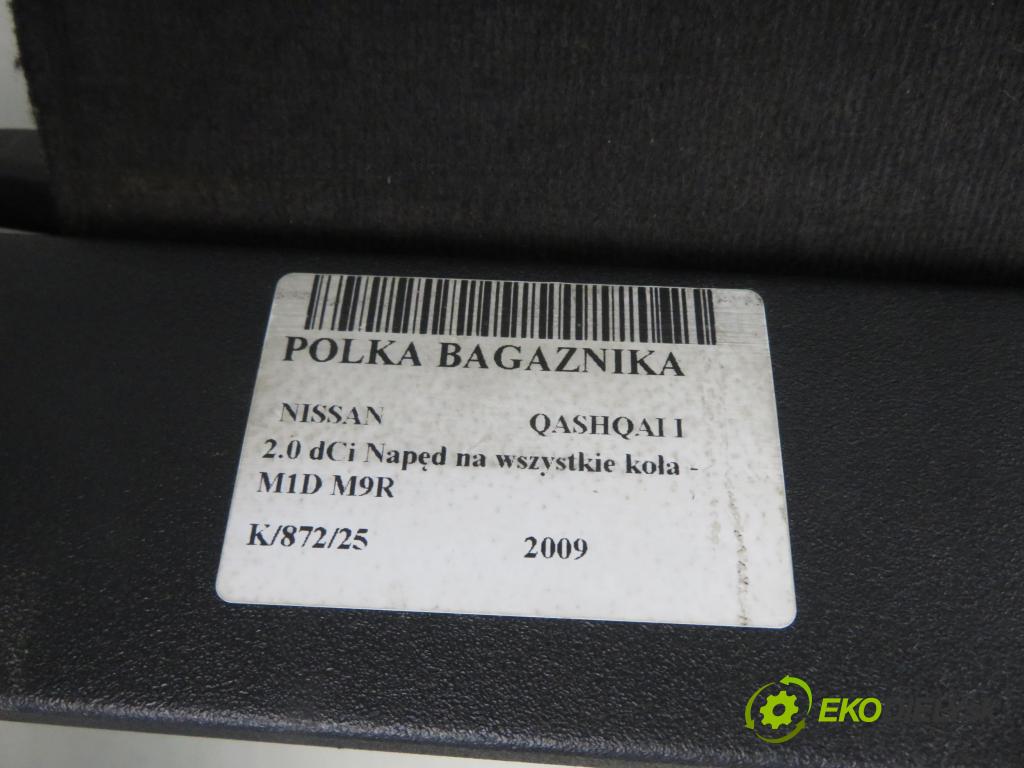 NISSAN QASHQAI / QASHQAI +2 I (J10, JJ10) SUV 2009 110,00 2.0 dCi AWD 150 - M1D M9R 1994,00 Roleta kufr 