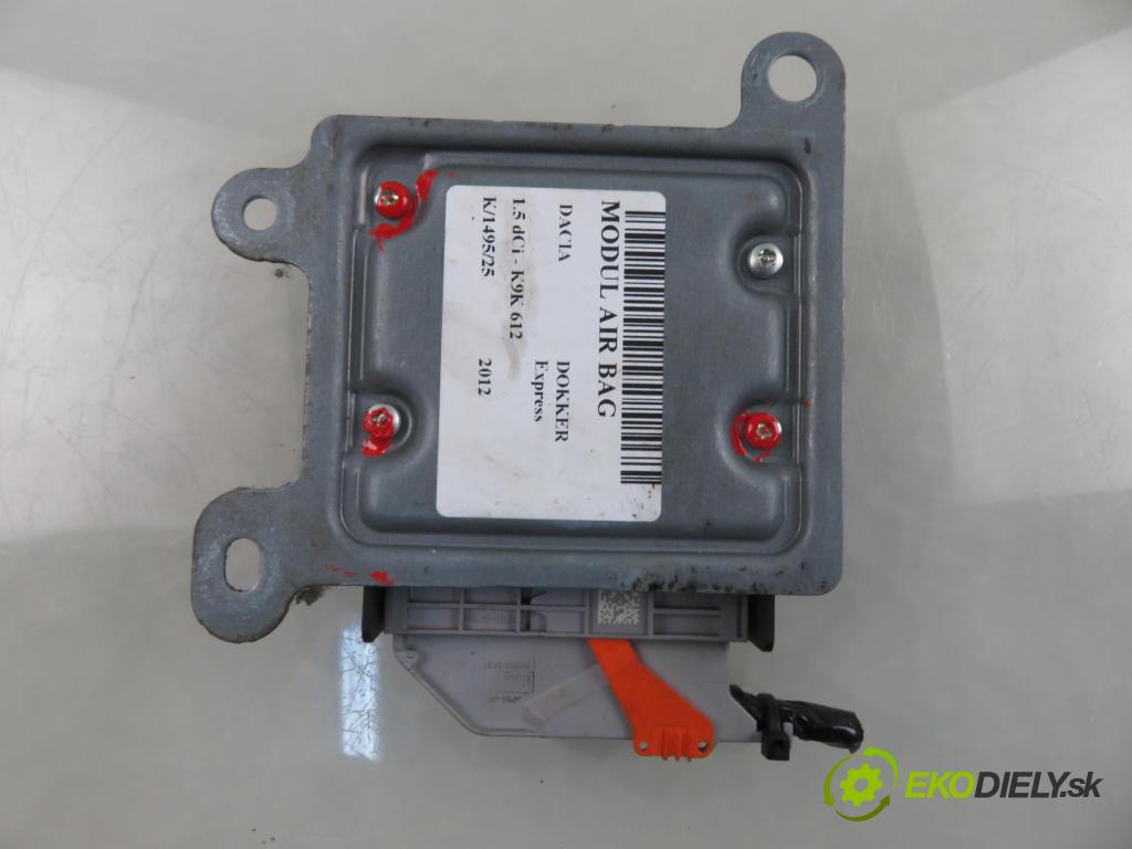 DACIA DOKKER Express FURGON 2012 0,00 1.5 dCi - K9K 612 1461,00 MODUL air BAG 985103258R ; A2C80613110