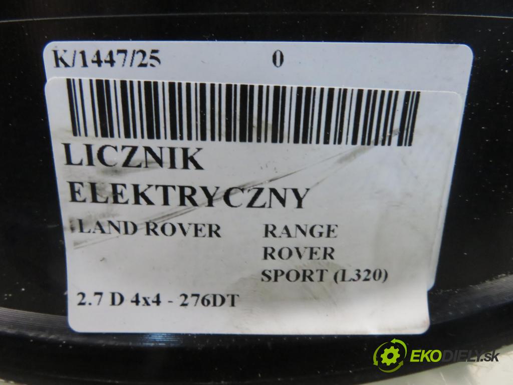 LAND ROVER RANGE ROVER SPORT (L320) SUV 2007 140,00 2.7 TDV6 4x4 190 - 276DT (PSA) 2720,00 prístrojovka elektrický YAC502210