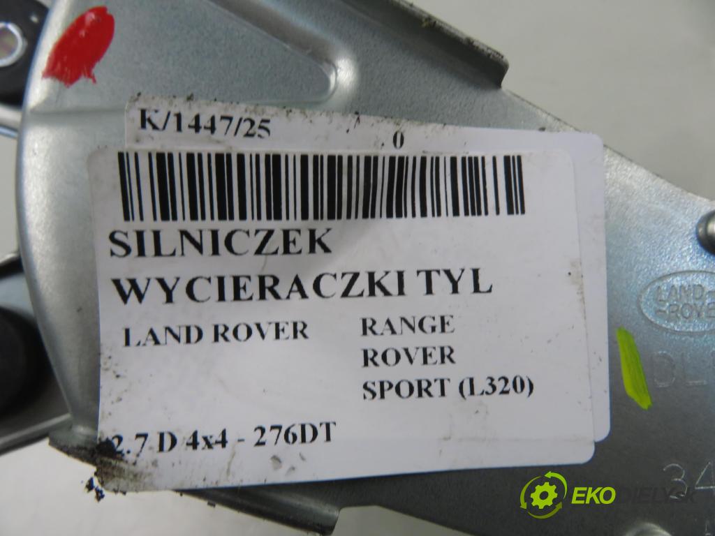 LAND ROVER RANGE ROVER SPORT (L320) SUV 2007 140,00 2.7 TDV6 4x4 190 - 276DT (PSA) 2720,00 motorek stěrače ZADNÍ: DLB500014