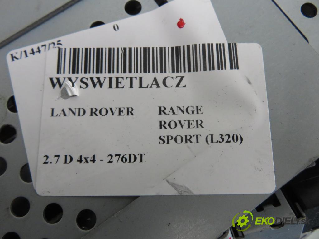 LAND ROVER RANGE ROVER SPORT (L320) SUV 2007 140,00 2.7 TDV6 4x4 190 - 276DT (PSA) 2720,00 ZOBRAZIT: YIE500090 ; 4622005481