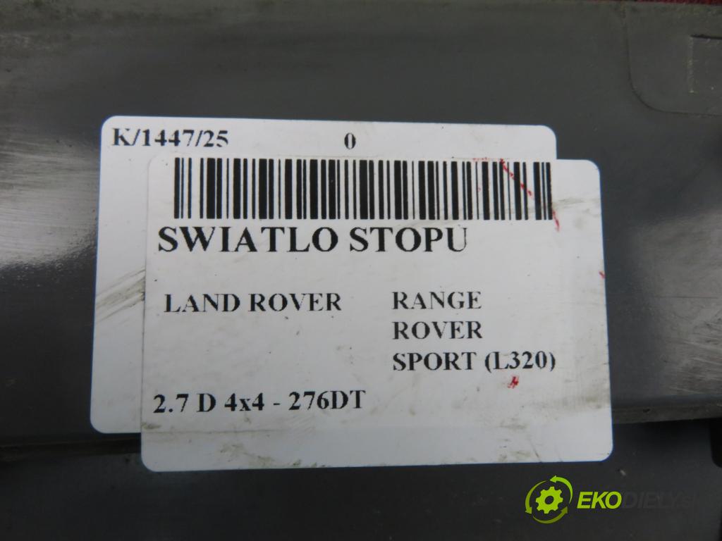 LAND ROVER RANGE ROVER SPORT (L320) SUV 2007 140,00 2.7 TDV6 4x4 190 - 276DT (PSA) 2720,00 SVĚTLO bŕzd XFG000071
