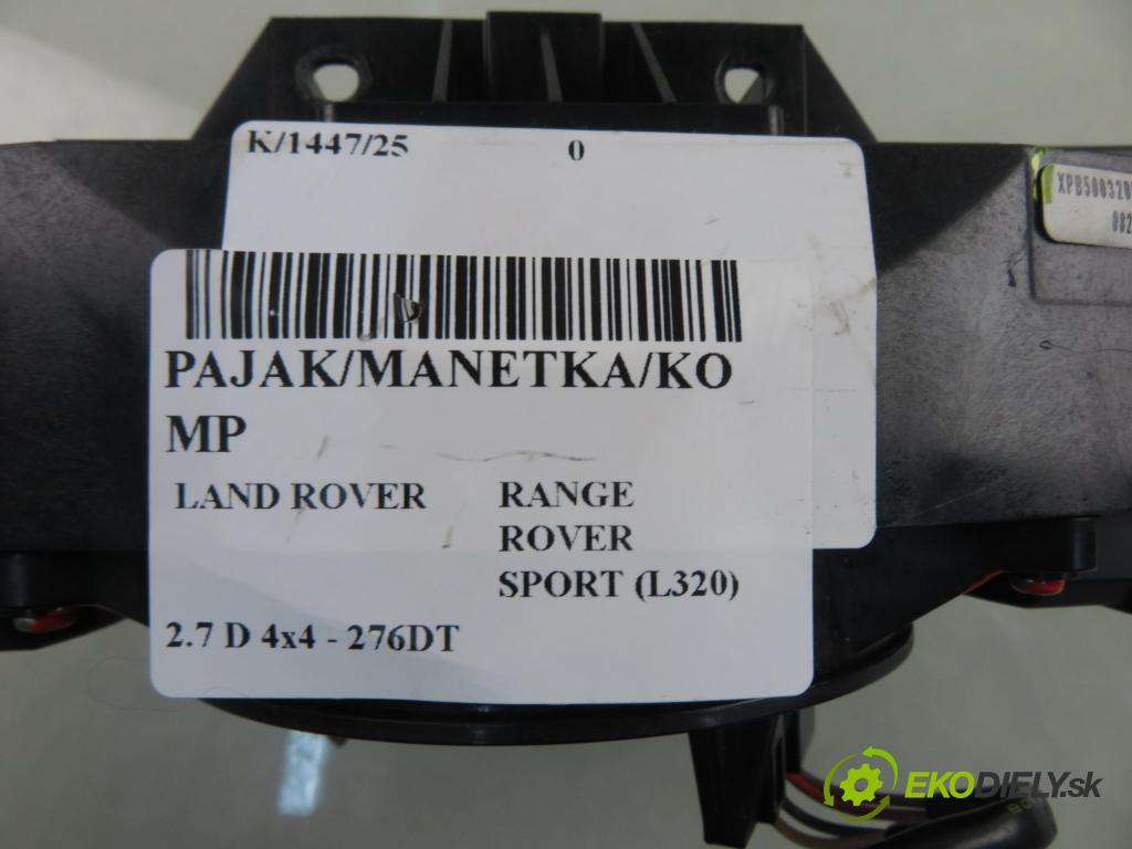 LAND ROVER RANGE ROVER SPORT (L320) SUV 2007 140,00 2.7 TDV6 4x4 190 - 276DT (PSA) 2720,00 PAKA/ŘAZENÍ/SADA: XPB500320PVJ ; YRC500070 ; XPC500120PVJ