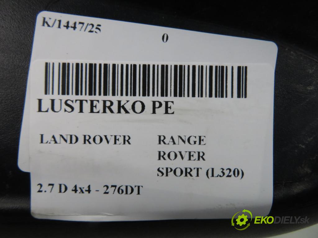 LAND ROVER RANGE ROVER SPORT (L320) SUV 2007 140,00 2.7 TDV6 4x4 190 - 276DT (PSA) 2720,00 zpětné zrcátko